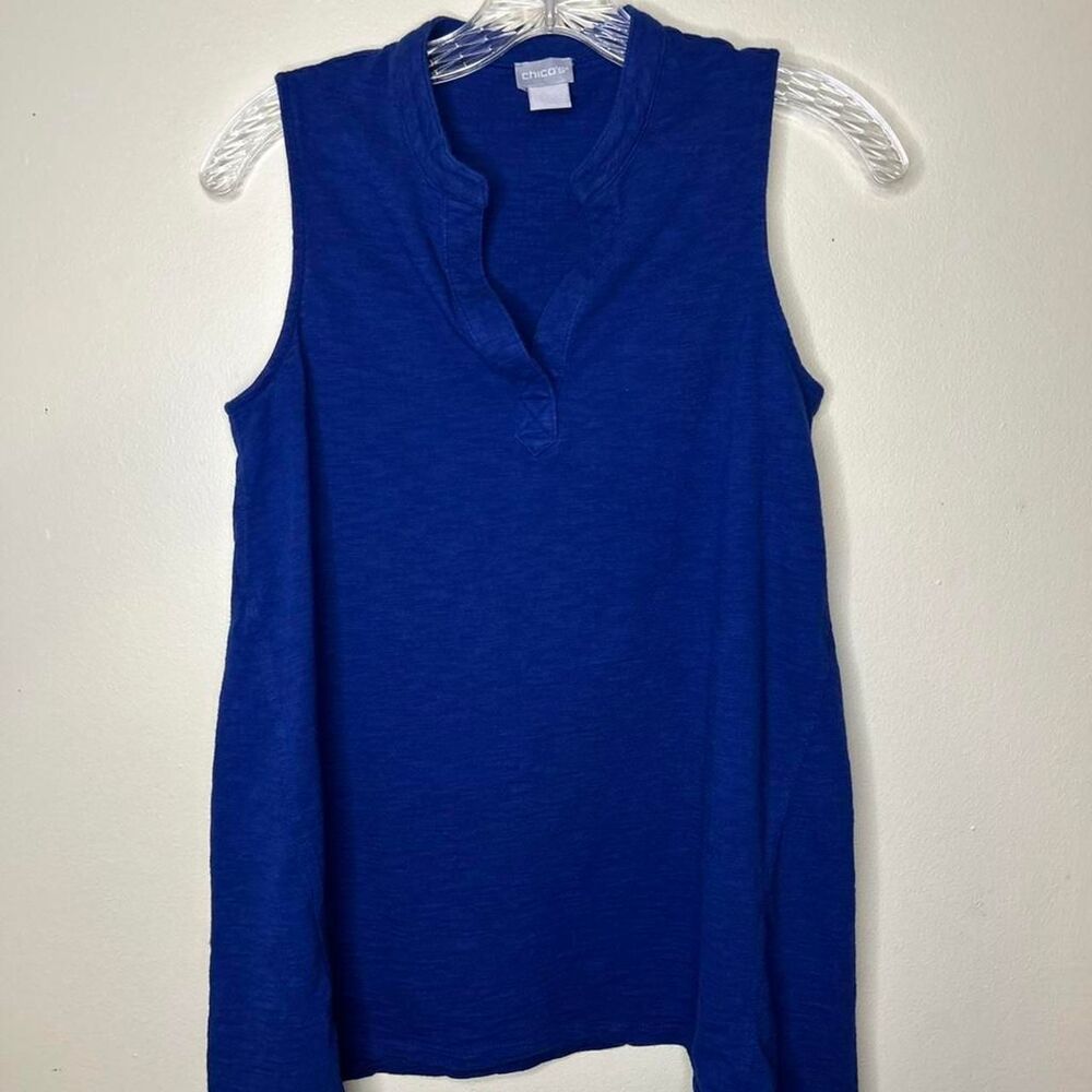 Chico-s Women's Blue Blouse